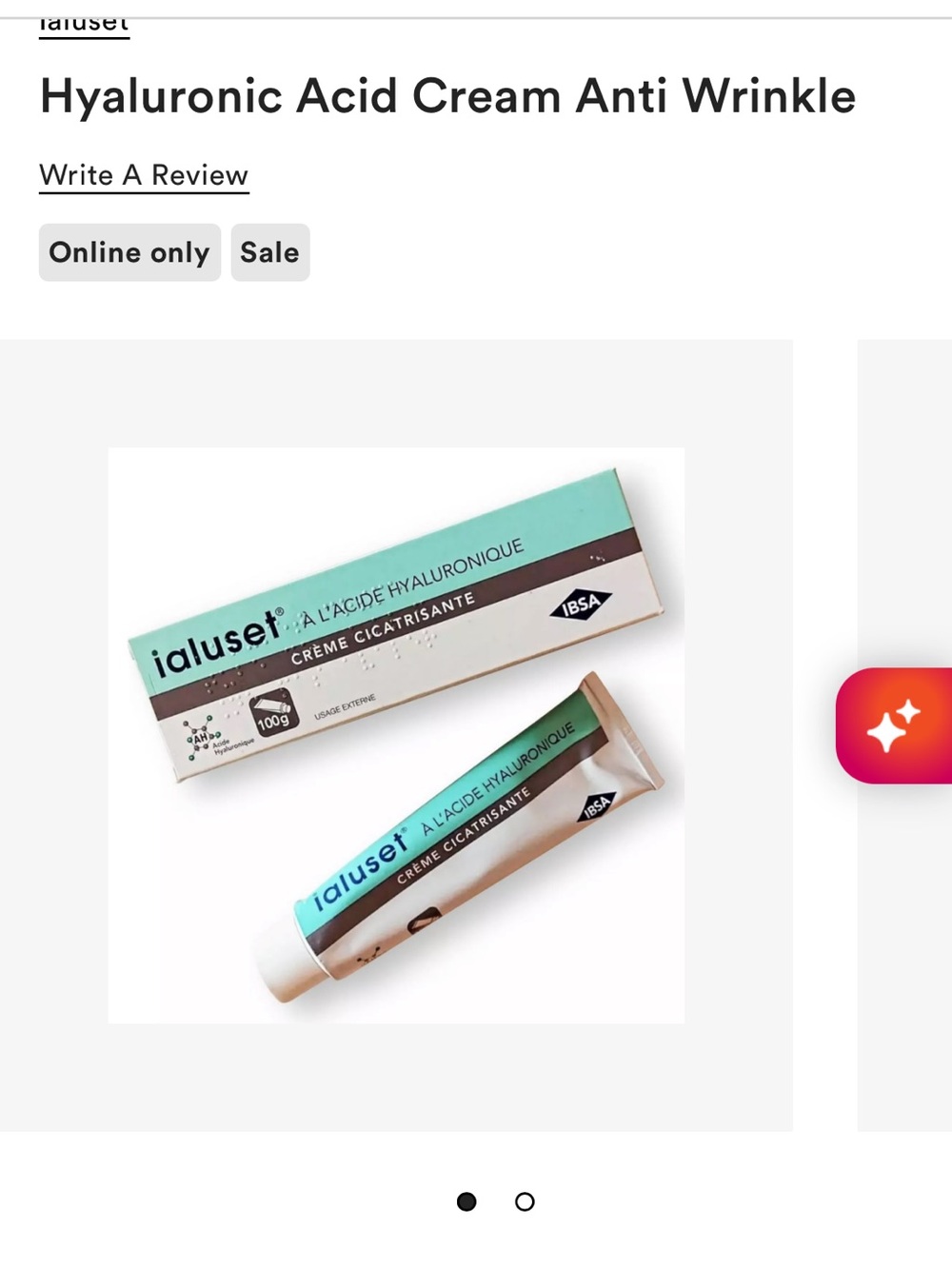 Hyaluronic Acid Moisturizing Cream — Mint Green